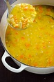 Easy Vegan Split Pea Soup Recipe with Turmeric | Umami Girl