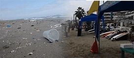 Huanchaco: playa amanece con basural tras campeonato de surf