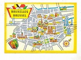 LANDKARTEN / MAPS - BRÜSSEL, Stadtwappen Nr. 827375063 - oldthing ...