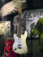 Kurt Cobain K Records STICKER Strat NIRVANA Stratocaster Guitar Grunge ...