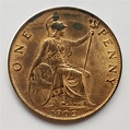 1902 King Edward VII Penny - M J Hughes Coins