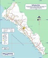 Map of Sinaloa - MexConnect