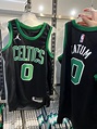 全新 Nike NBA 波土頓 賽爾蒂克 隊 客場 Tatum 籃球 球衣 多尺寸 boston Celtics, 他的時尚, 運動服裝在旋轉拍賣