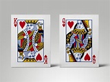King/queen Playing Card Canvas / Hearts / Diamonds / Spades / - Etsy UK