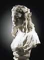 Jean-Baptiste Carpeaux: LA CANDEUR, MARBLE BUST, SIGNED AND DATED, ON A ...