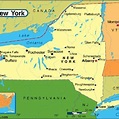 Map Of New York And Pennsylvania