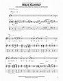 Red Hot Chili Peppers "Black Summer" Sheet Music Notes | Download ...