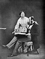 Queen Victoria of the U.K, and husband Prince Albert of Saxe-Coburg ...