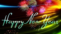 Colourful fireworks - Happy New Year 2016 Wallpaper Download 5120x2880