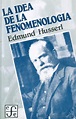 Edmund husserl. la idea de la fenomenología. ma - Vendido en Venta ...