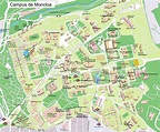 mapa universidad complutense, campus de moncloa/ciudad universitaria ...