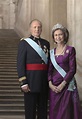 Retrato de los Reyes de España, don Juan Carlos y doña Sofía. Royal ...