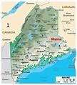 Maine Map | State, Outline, County, Cities, Towns