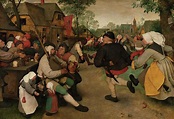 The Peasant Dance, 1567 Painting by Pieter Bruegel the Elder