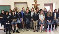 Catholic School Girls Visit Convent - Franciscan Sisters