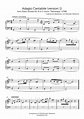 Beethoven – “Adagio Cantabile” beginner piano arrangement