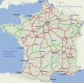 Mapa De França Estradas | Mapa
