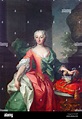 Aloysia von Plettenberg geb. Gräfin Lamberg, Kappers, c. 1740 Stock ...