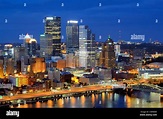 Wolkenkratzer in der Innenstadt von Pittsburgh, Pennsylvania, USA ...
