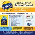 Power Forum: Caddo Parish School Board - Power Coalition for Equity and ...