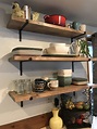 Floating Shelves, Floating Shelf, Floating Shelves living room ...