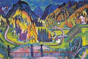 Art Reproductions Sertig Valley in Autumn, 1925 by Ernst Ludwig ...