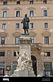 Statue of Marco Minghetti in Piazza San Pantaleo, Rome, Italy Stock ...