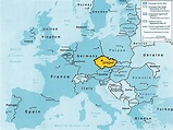 Where Is Prague On A World Map - CYNDIIMENNA