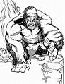 Dibujos de King Kong 10 para Colorear para Colorear, Pintar e Imprimir - Dibujos-Online.Com