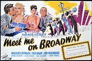 MEET ME ON BROADWAY | Rare Film Posters