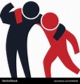 Person helping someone Royalty Free Vector Image