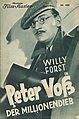 Peter Voss, der Millionendieb (1932) - Posters — The Movie Database (TMDB)