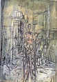 alberto giacometti - oil on canvas laid down on masonite. Giacometti ...