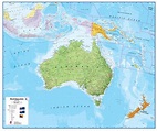 Mapa de australia y nueva zelanda - Australia mapa de nueva zelanda ...