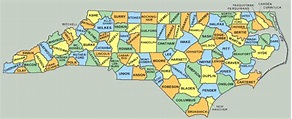 North Carolina County Map | Fotolip.com Rich image and wallpaper