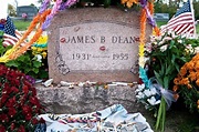 Pierre Tombale De James Dean Au Site Grave Photo stock éditorial ...