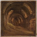 François-Marius Granet | Vaulted Interior | Drawings Online | The ...