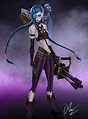 Jinx Arcane version by athuscosta on DeviantArt