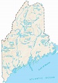 Lakes In Maine Map - Map Of Us West