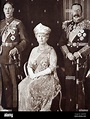 Foto von Prinz Albert Frederick Arthur George (1895-1952) mit Queen ...