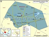Williamson County Map | Map of Williamson County, Texas