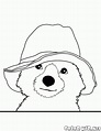 Dibujo para colorear - Paddington Bear