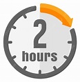 Illustration Of A Vector Icon For Timer Or Clock Set To 2 Hours Vector ...