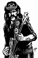 Lemmy Kilmister is God (Black and White) | Lemmy kilmister, Lemmy, Is ...