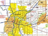 Road map of Sacramento California USA street area detailed free highway ...