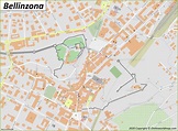 Bellinzona Map | Switzerland | Maps of Bellinzona