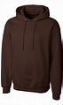 Clique - Clique Men's Basics Fleece Pullover Hoodie, Dark Chocolate ...