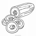 Cucumber Coloring Pages - Coloring Home