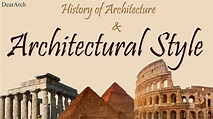 The Architectural Style (History Of Architecture). - YouTube