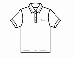 Camiseta Polo Dibujo : Plantilla De Camisa Polo Blanca De Las Mujeres ...